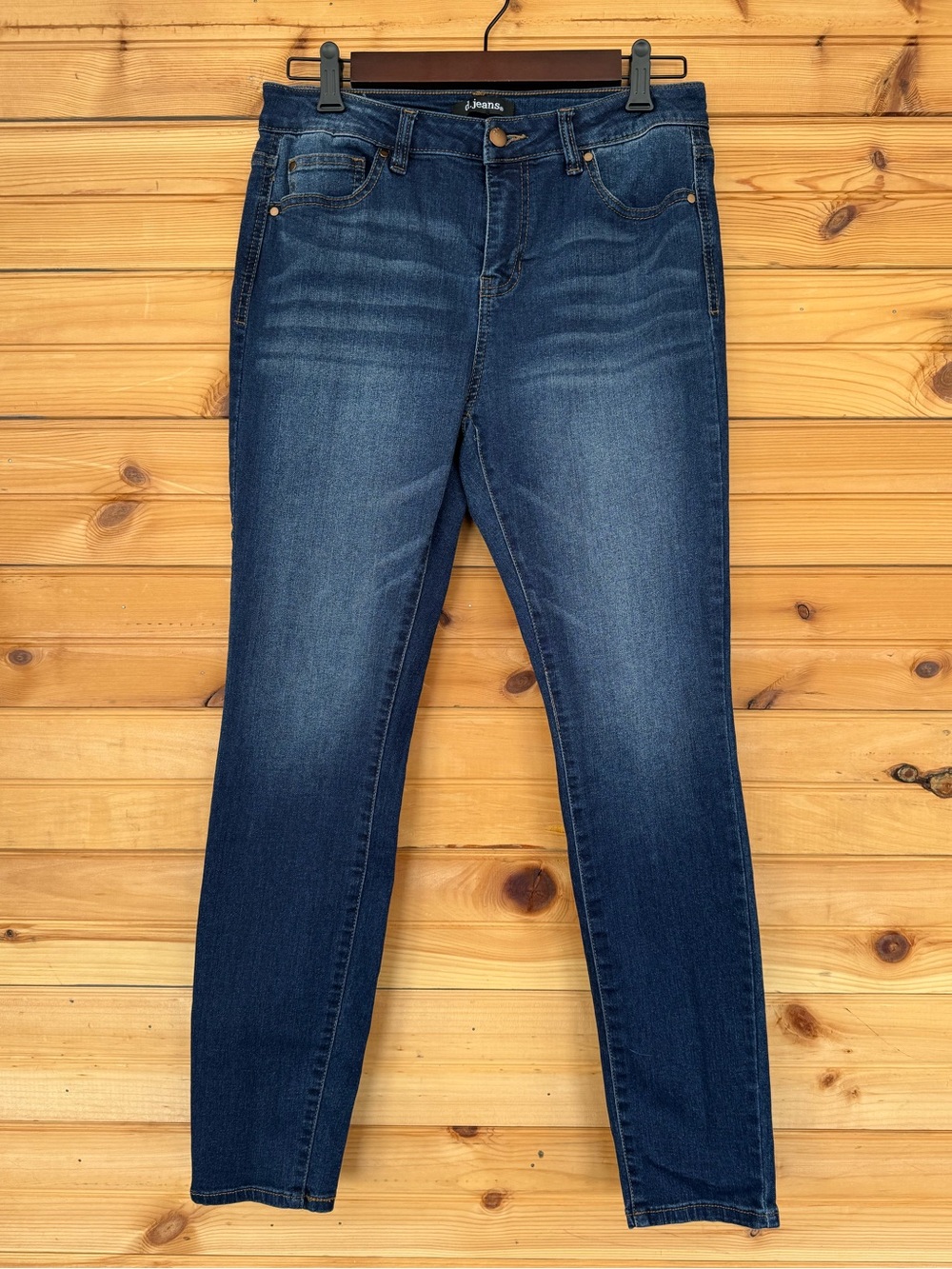 D. JEANS | Women’s Size 8 Skinny Jeans Medium Wash Stretch Denim Mid Rise